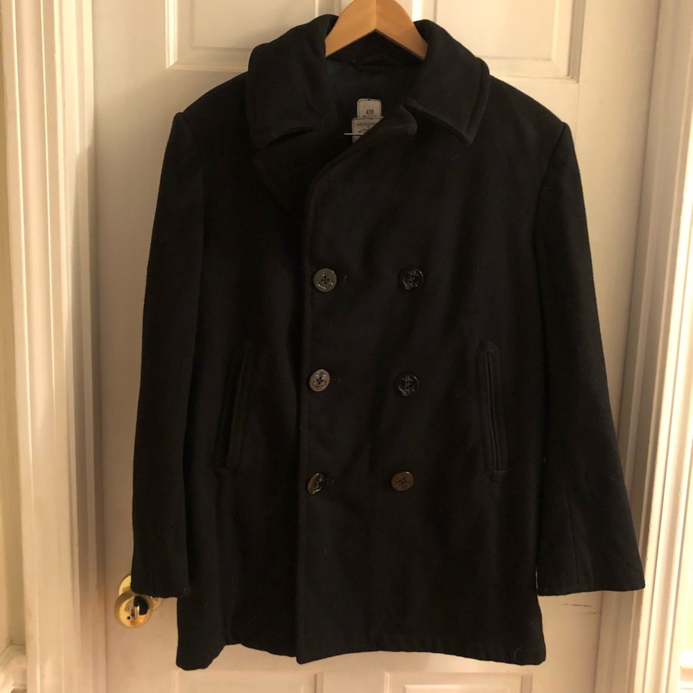 Mens Peacoat - Authentic Government Issue